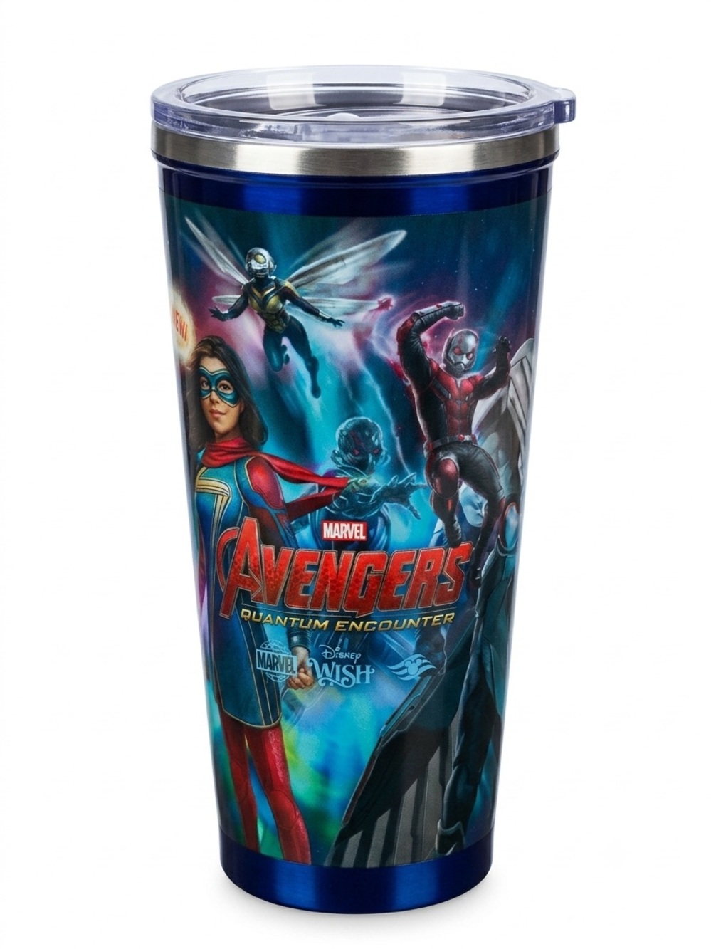 DCL Disney Wish Marvel Avengers Quantum Encounter Stainless Steel Tumbler